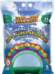 Princess Super Absorbent 200% Clumping litter 5 l - silikát