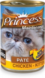 Princess Fresh Meat Paté 400g - konzervy -pro dospělé kočky i koťata