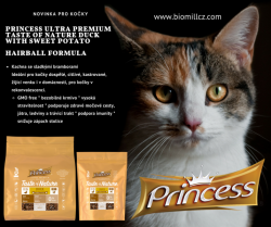 Princess Ultra Premium Taste of Nature Duck with Sweet Potato — Hairball Formula 2 kg