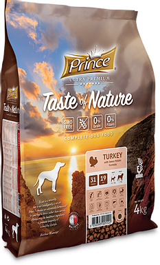 krůta S PRINCE Taste of Nature 4kg Turkey S Adult 31/19